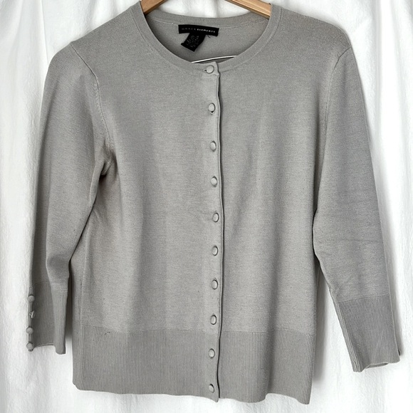 Grace Elements gray cardigan size medium - Picture 1 of 5